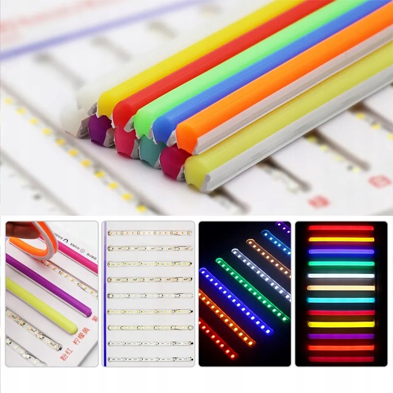 OSŁONKA SILIKONOWA NEON FREZ MLECZNY DO TAŚMY LED Stan opakowania oryginalne