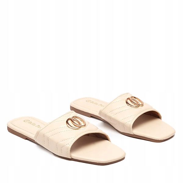 

Beżowe Klapki Damskie Eko-skórzane Daliso 36