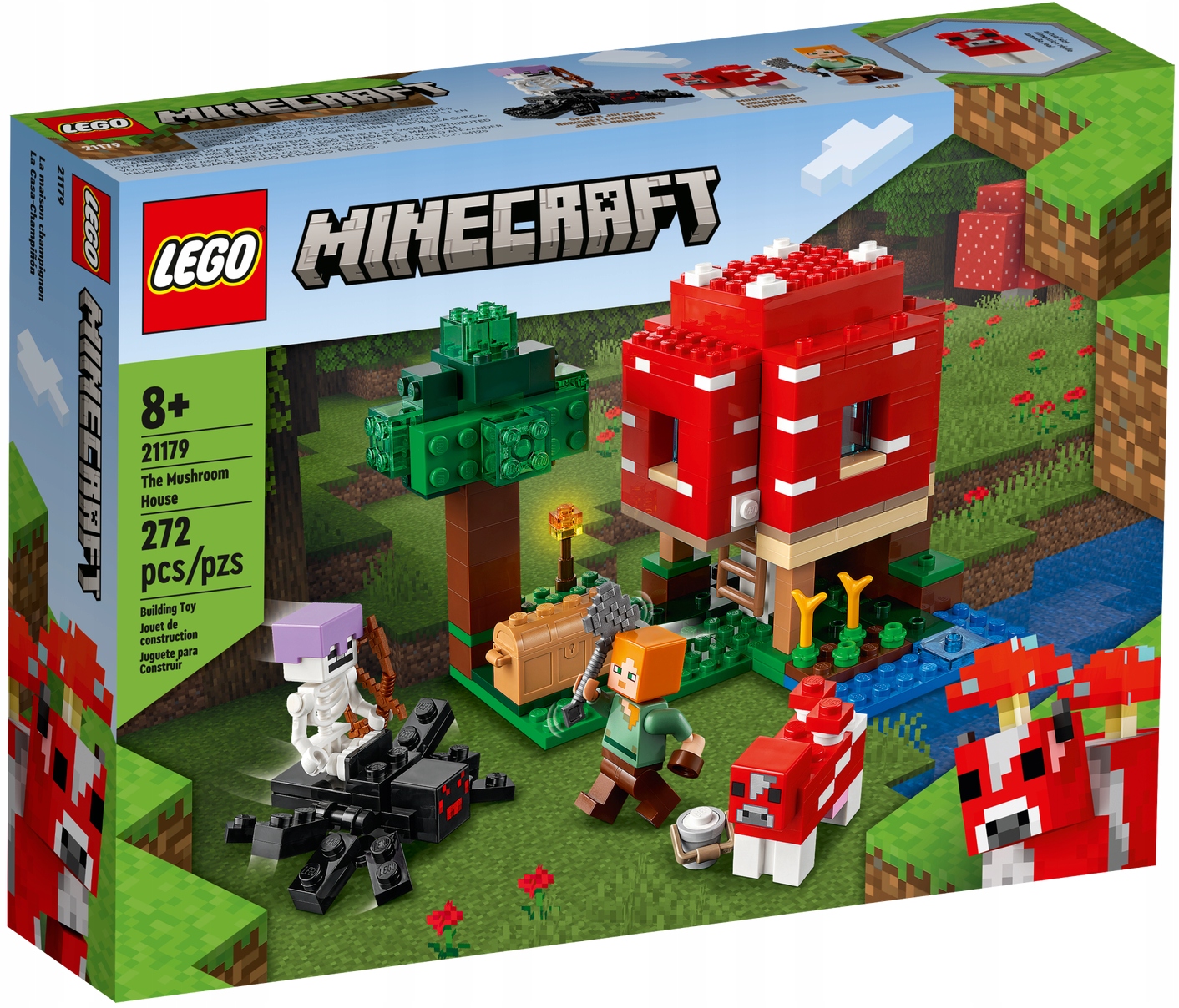 

Lego Minecraft 21179 Dom w grzybie