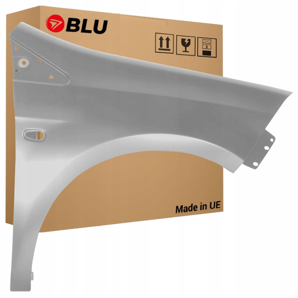 Blu Blatník Fiat Bravo 620B pravý stříbrný 07-14 přední SilberGrau
