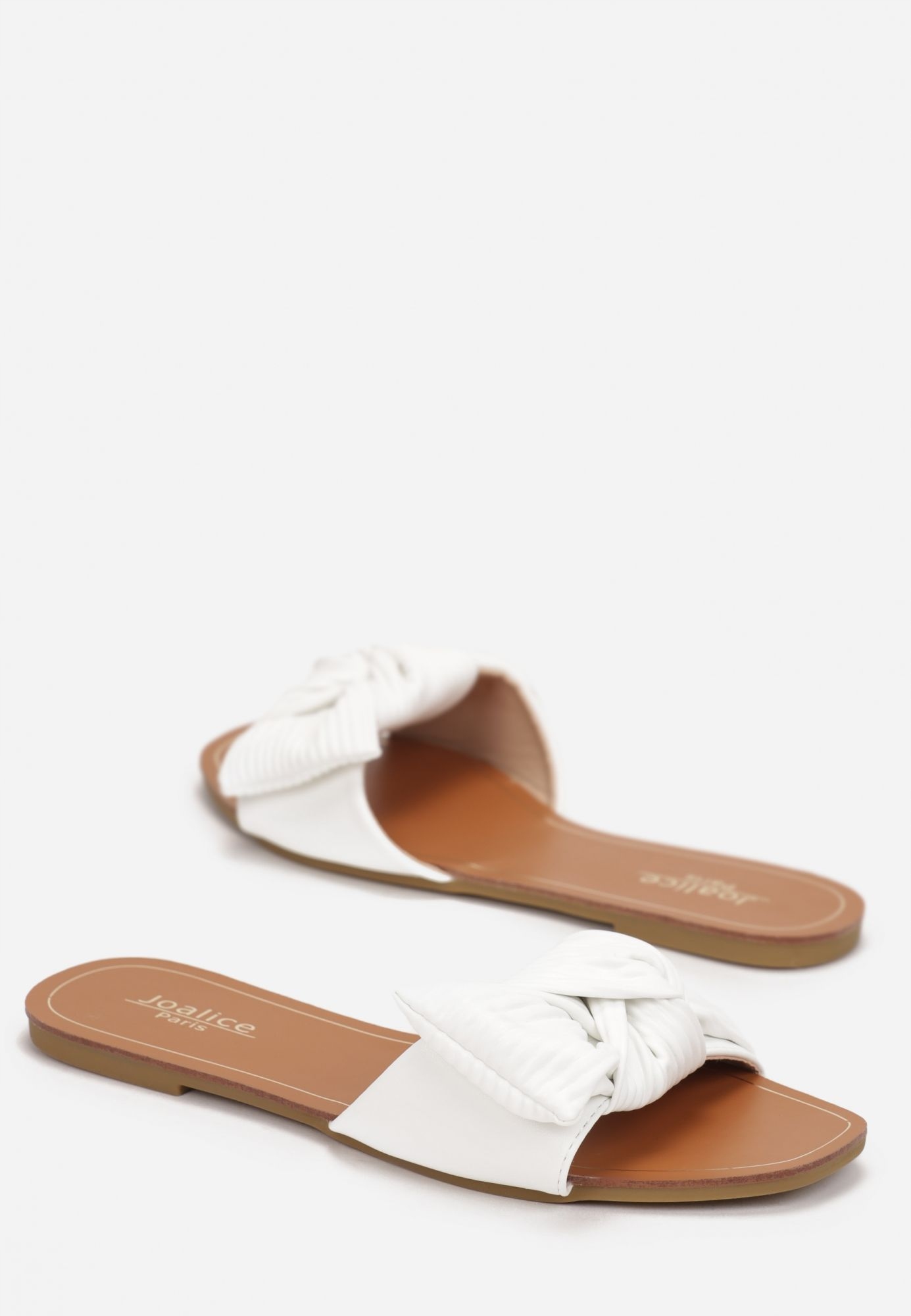 

Born2Be Białe Klapki damskie 39 Casual