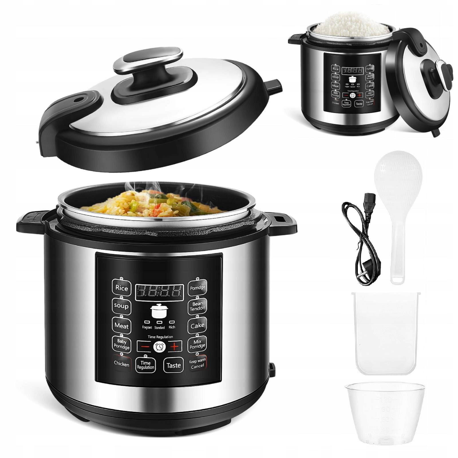 Elektrický Tlakový Hrnec Pro Vaření V Páře A Dušení