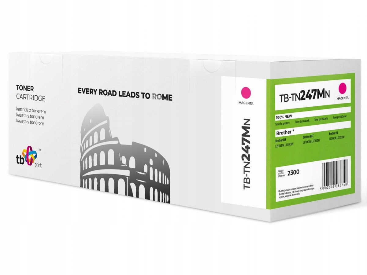Toner Tb kompatybilny z Brother TN247M, TB-TN247MN Ma 100% nowy