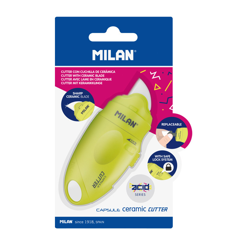 

Nożyk ceramiczny Capsule Acid żółty 1 szt. na blis