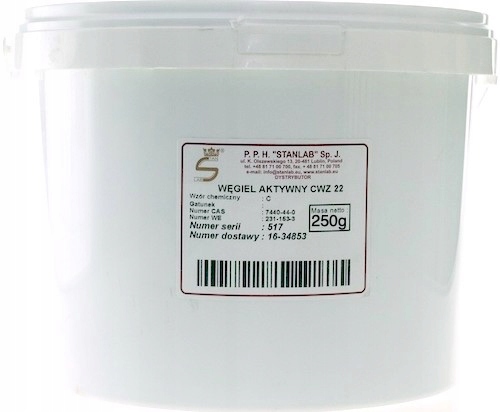 

Stanlab Węgiel Aktywny Cwz 22 250g Aktywowany