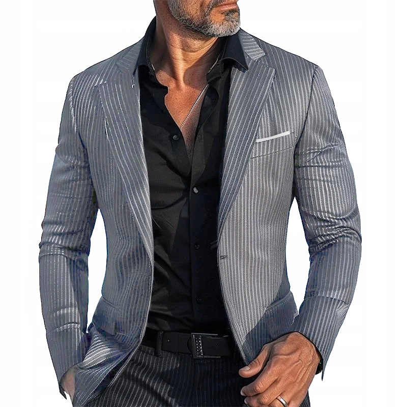 Sako Elegantní Klasické večerní žebrované