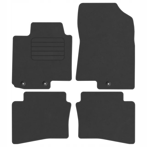 Hyundai Bayon 21 – velurové koberce Comfort Grafit