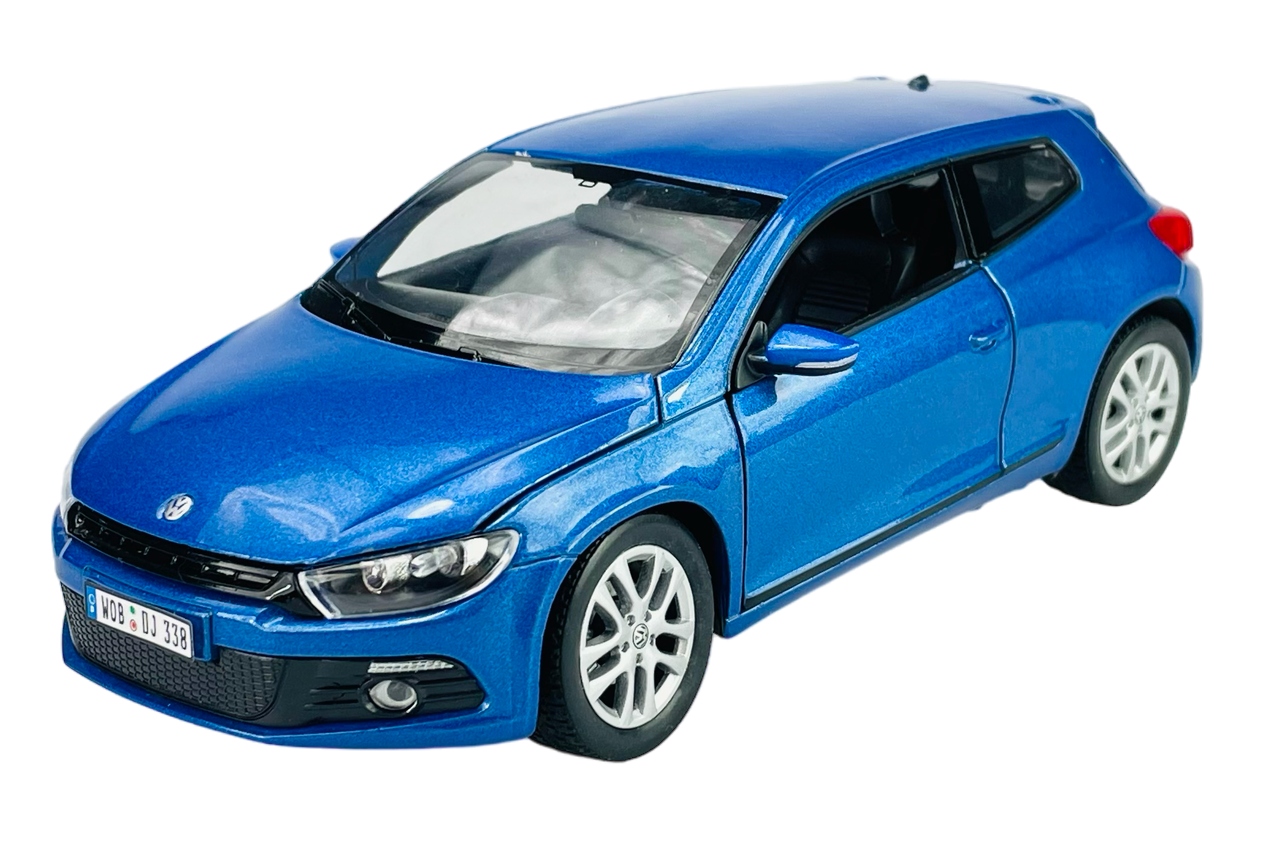 Welly Vw Volkswagen Scirocco Modrá 1:24 Nový Kovový Model