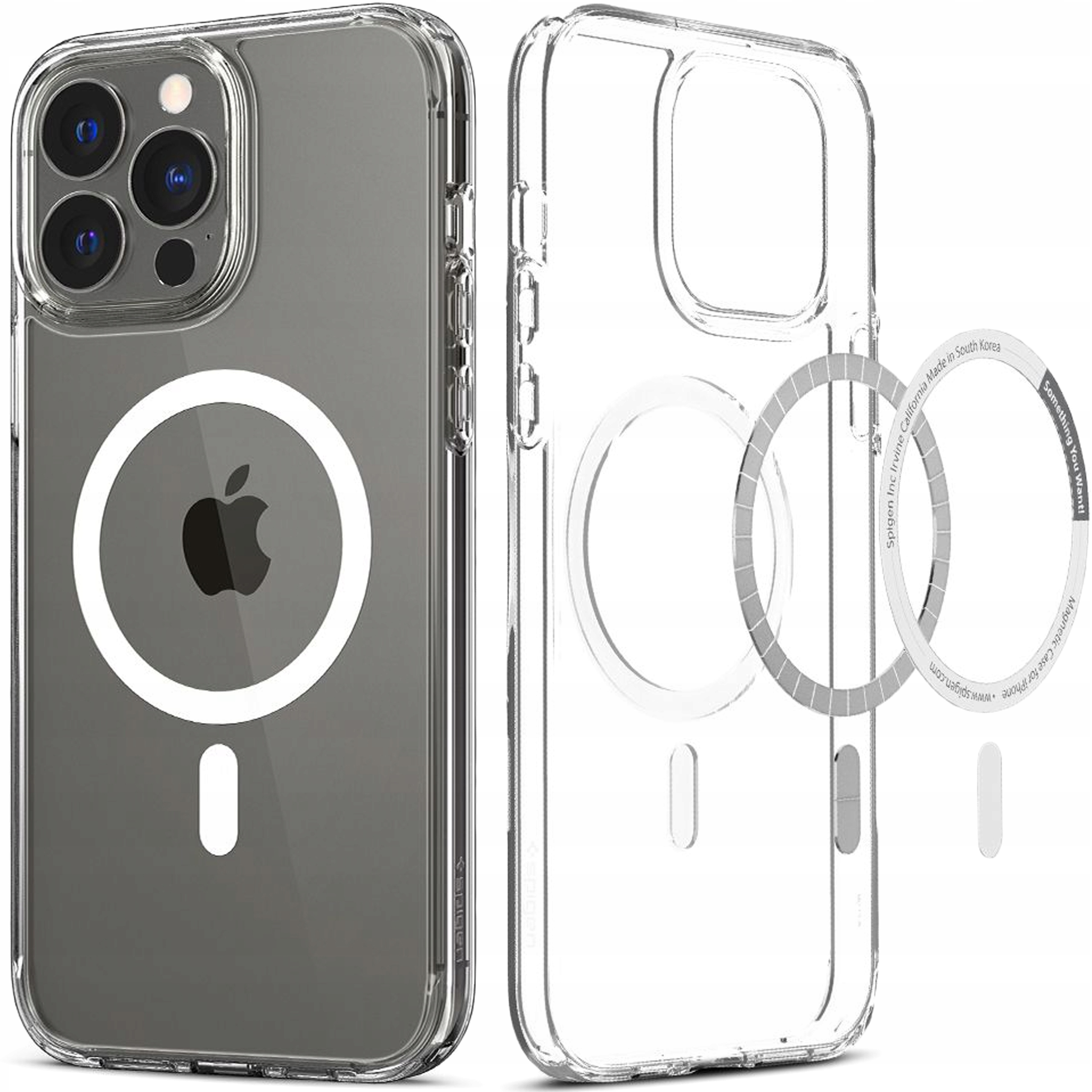 Iphone 13 Pro Max Etui Biały w plecki - Etui, case, pokrowce i