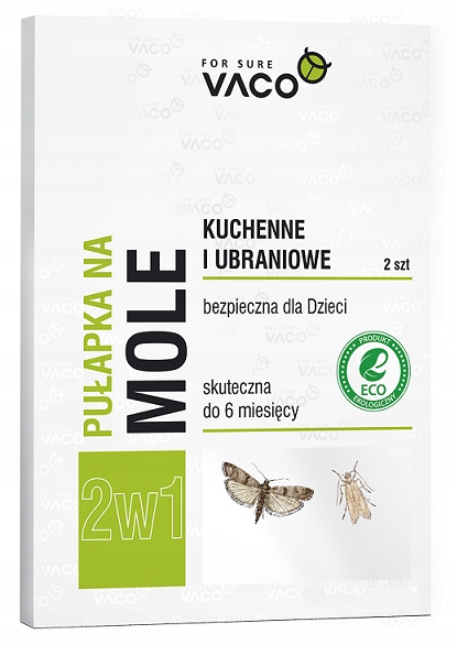 

Vaco Pułapka na mole spożywcze i ubraniowe 2w1 Eco