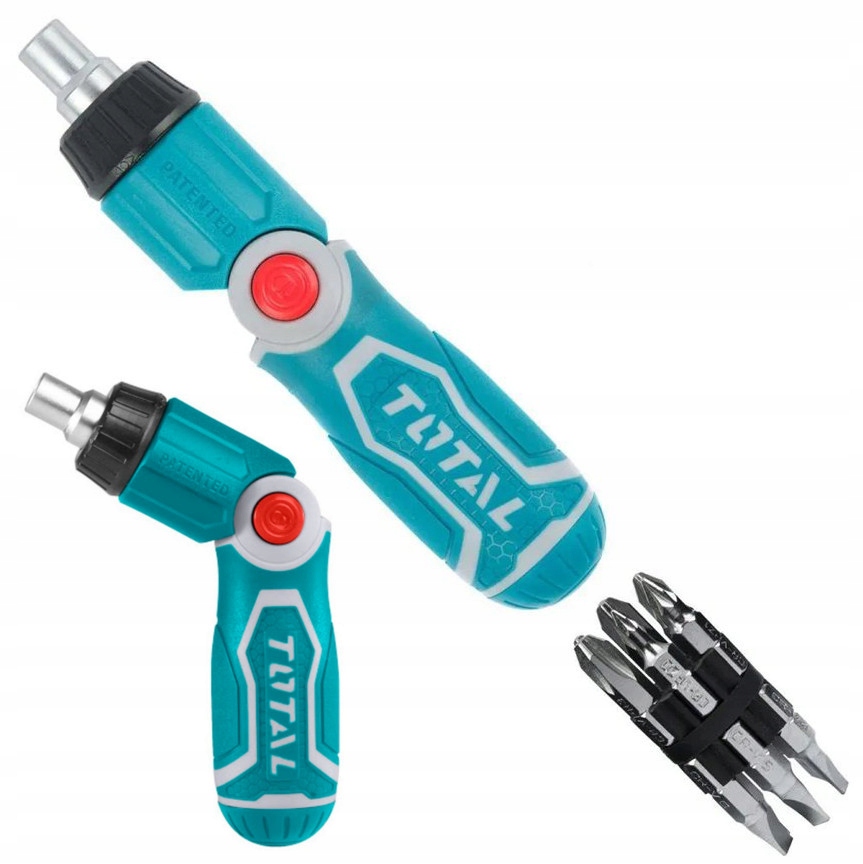 

Wkrętak Z Grzechotką Łamany Bity 12szt. Total