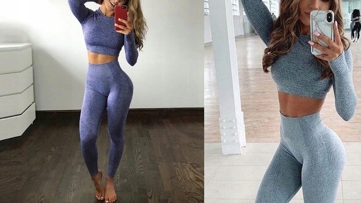 3 - CZĘŚCIOWY KOMPLET PUSH UP BEZSZWOWY ELASTYCZNY Marka inna