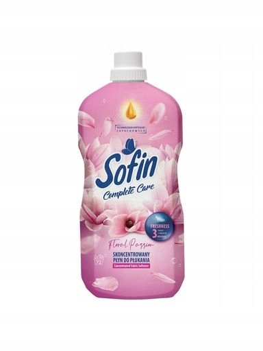Levně 5X Sofin Tekutá Aviváž Floral Passion 1,8L (72 Pr)