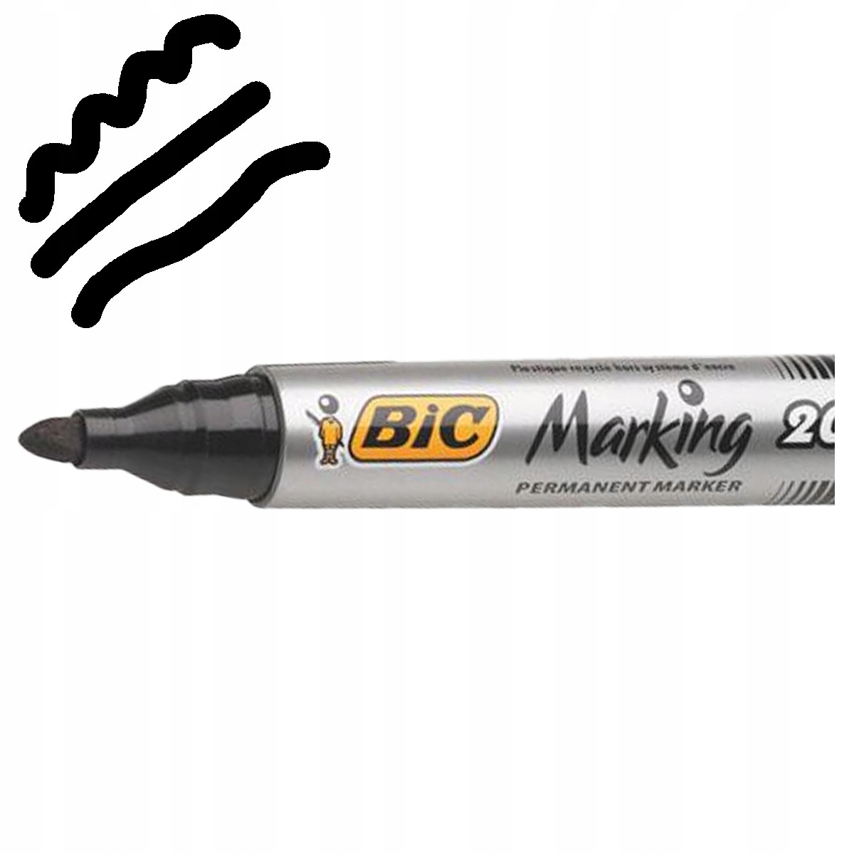 BIC PERMANENTNY MARKER Z OKRĄGŁĄ KOŃCÓWKĄ GRUBY Marka BIC