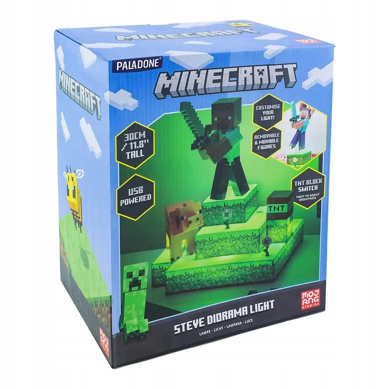 Lampička Minecraft Figure 30cm