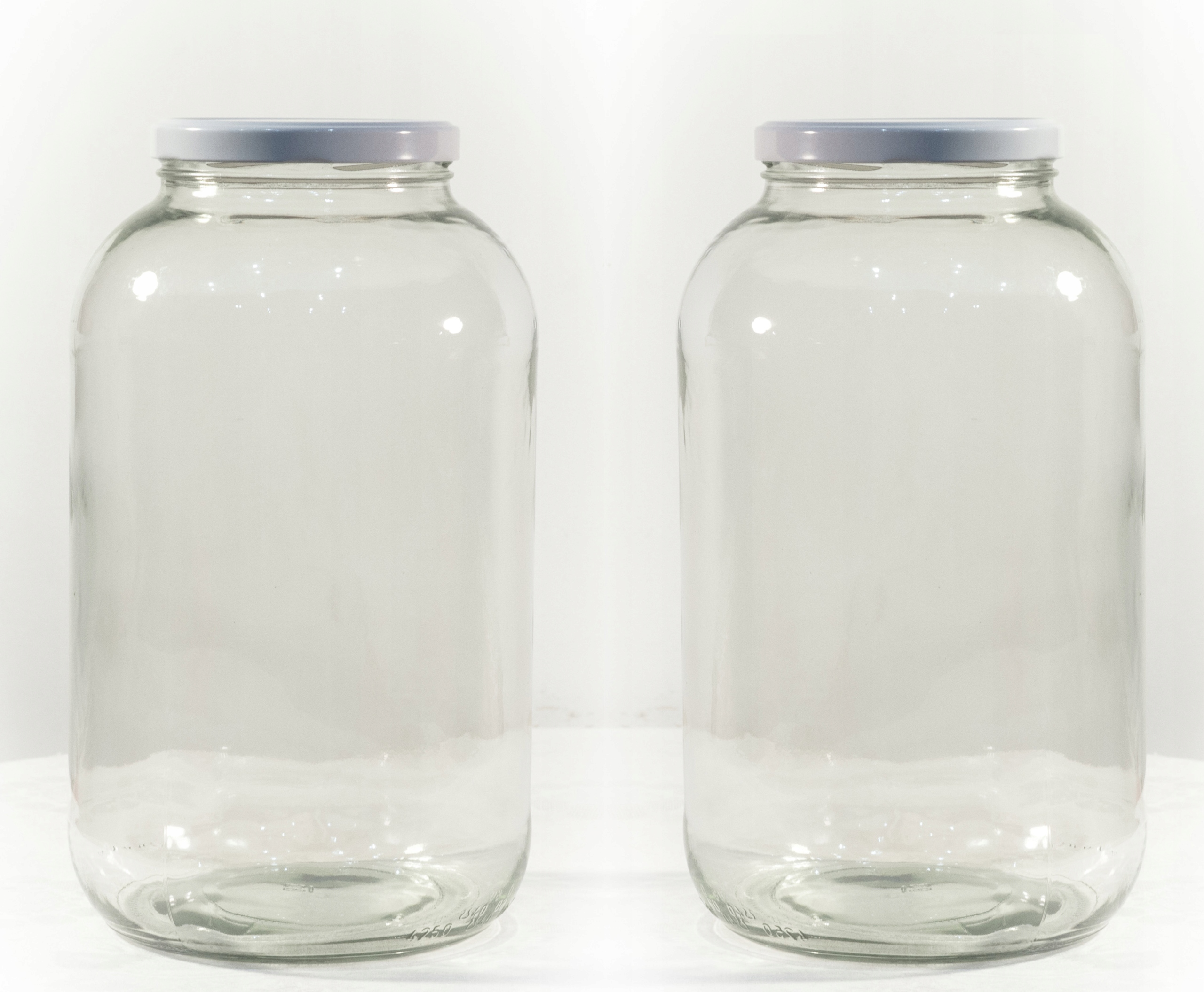 

2x Słoik 4L 4250 ml z białą zakrętką