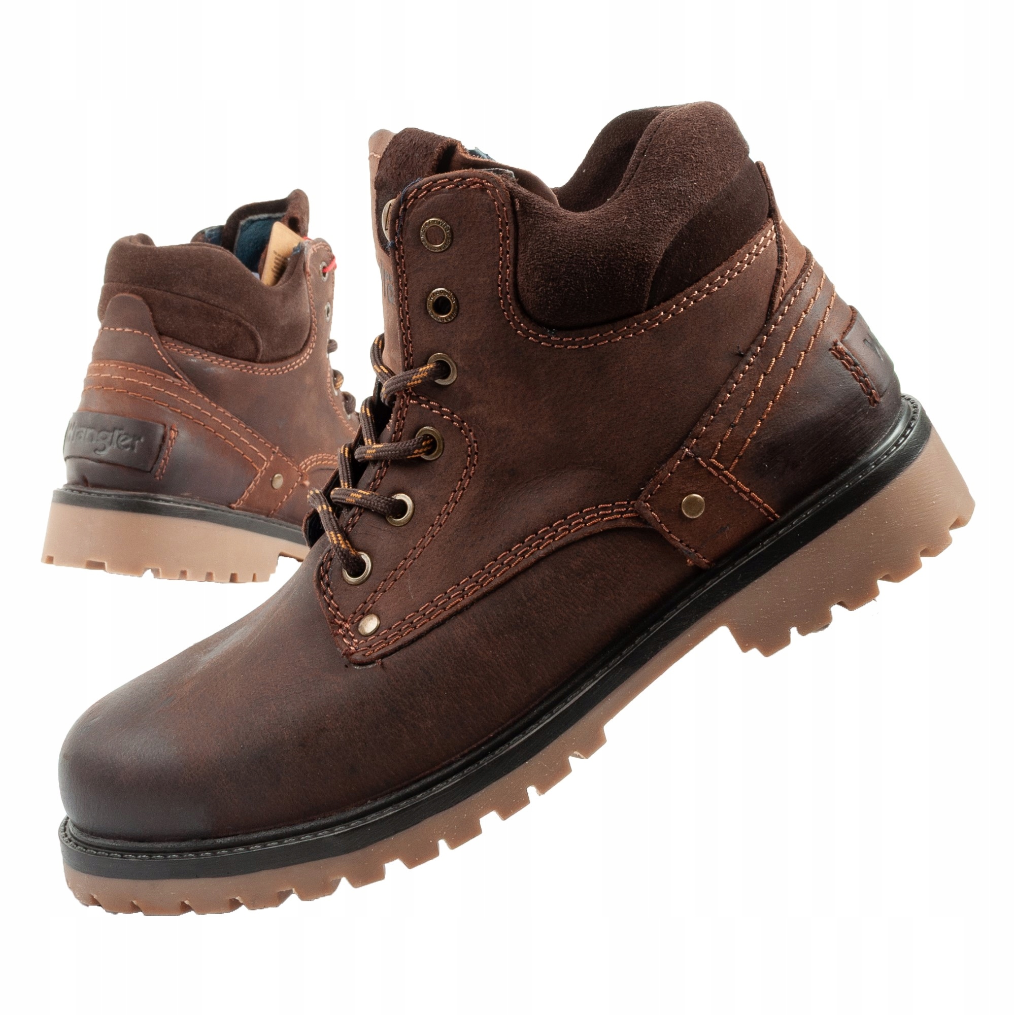 Pánské boty, kotníkové boty kozačky, Wrangler Yuma vel. 45, elegantní kůže