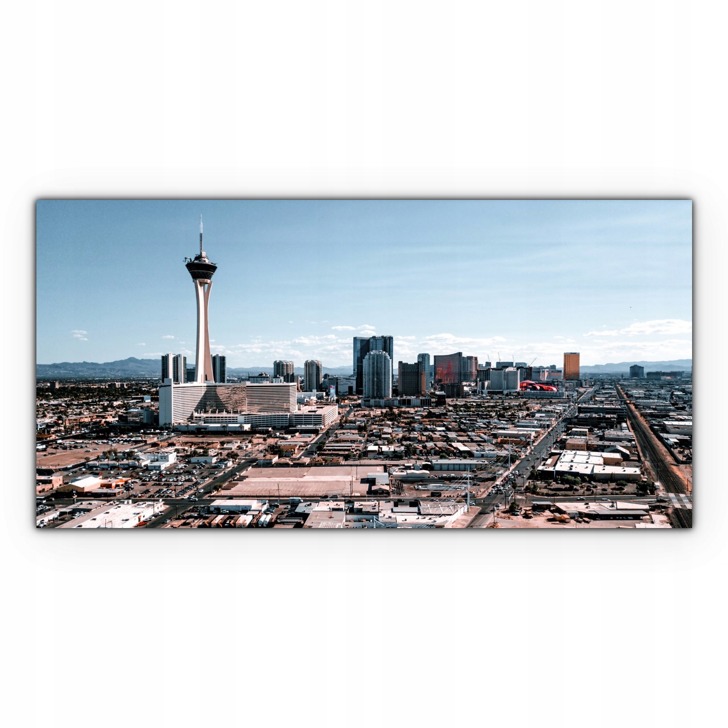 

Canvas płótno do sypialni 140x70 Wieża Las Vegas