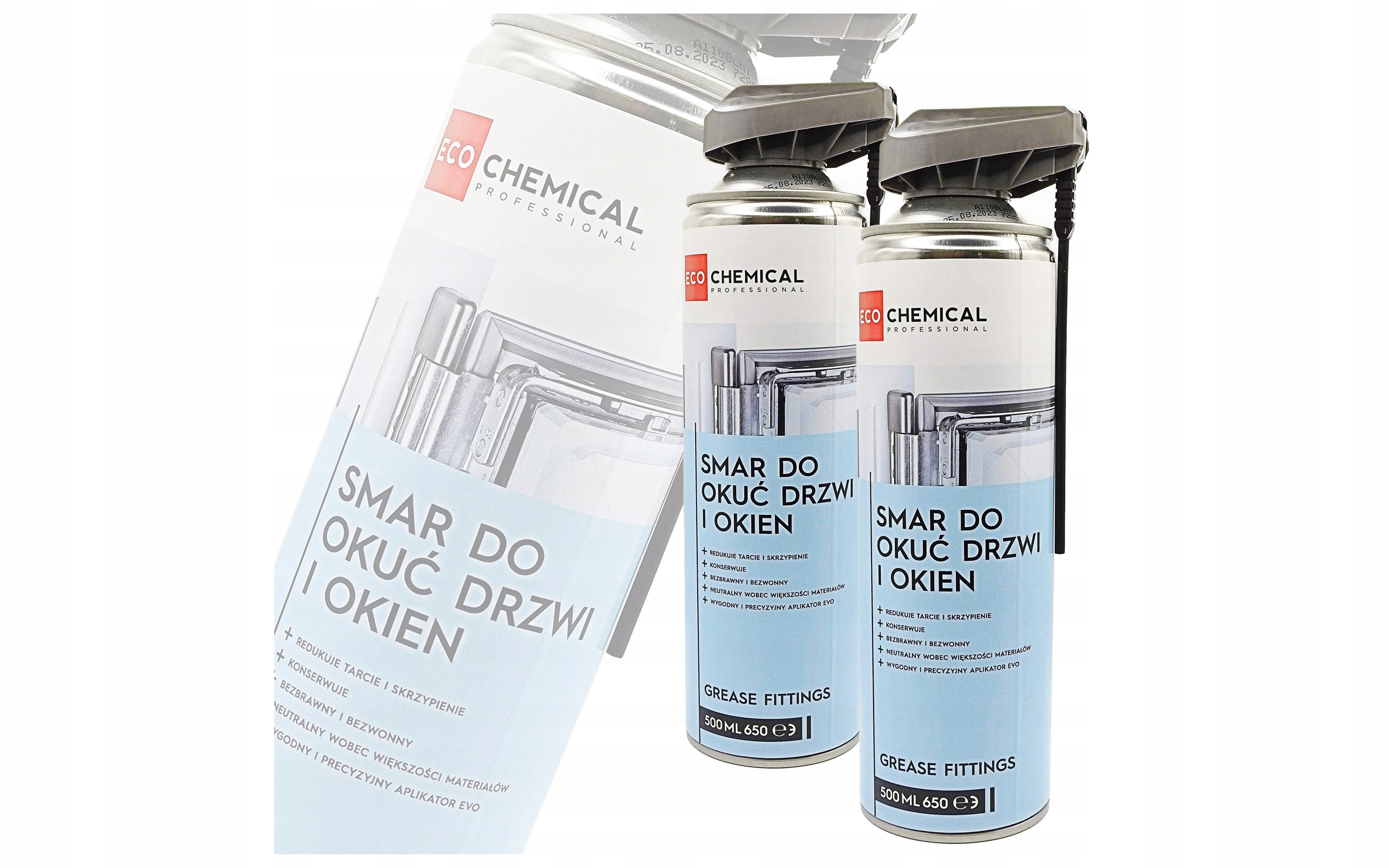 SMAR DO OKUĆ DRZWI OKIEN ZAWIASÓW BRAM I FURTEK ZESTAW 2 SZTUKI Stan opakowania oryginalne