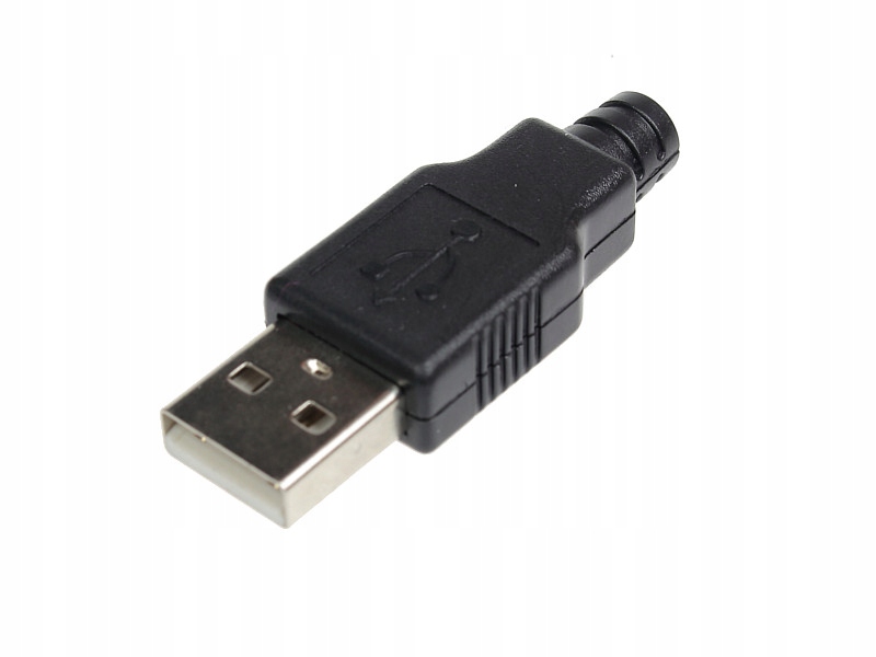 Wtyk USB TYP A NA KABEL (2 szt) /256