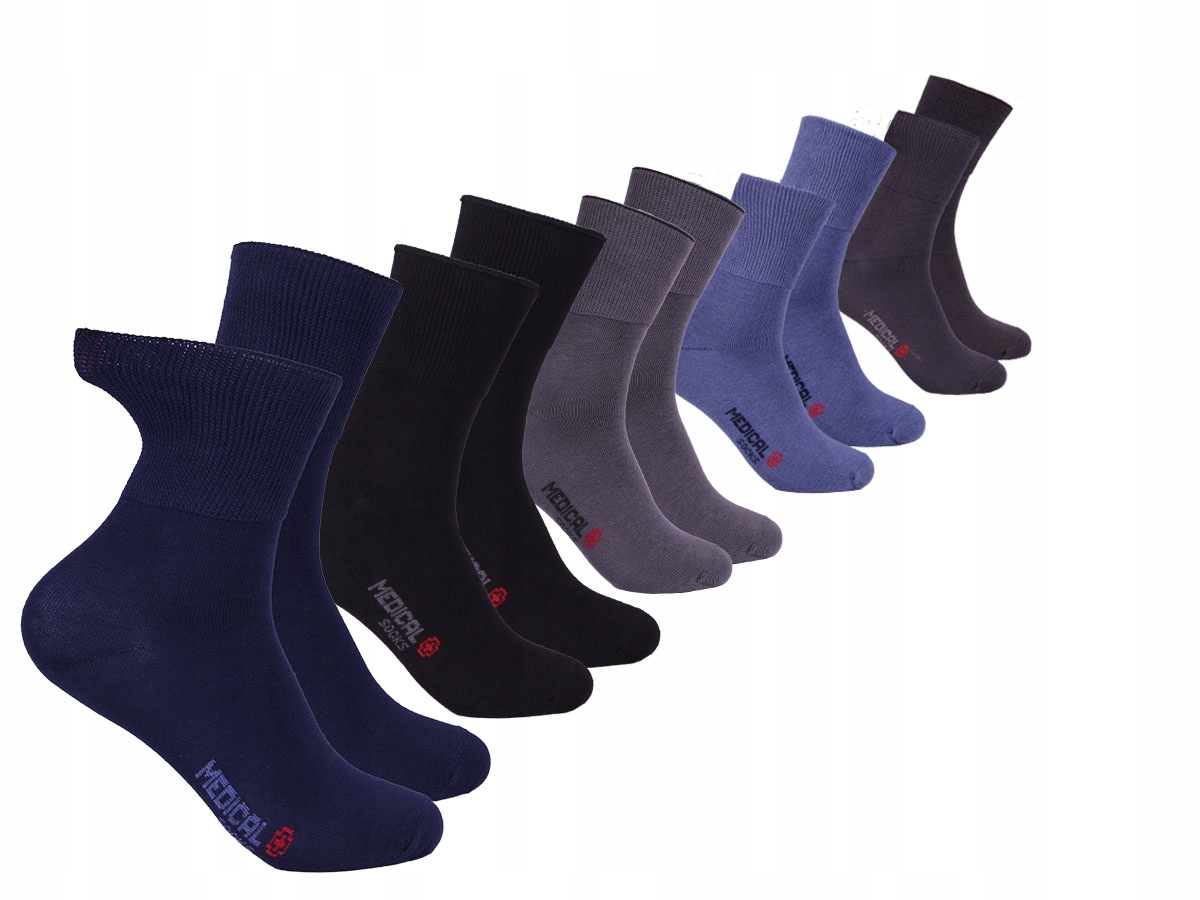 

5x Skarpety Medical Skarpetki Medyczne Mocne 44-46