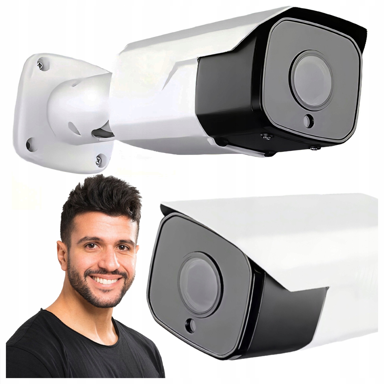 Kamera Do Monitoringu Zewnętrzna 8 Mpx Ultra Hd 4K Ahd CVI Tvi 4 x Zoom