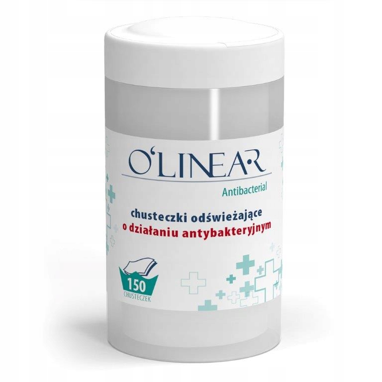 

Chusteczki antybakteryjne w tubie 150 szt -Olinear