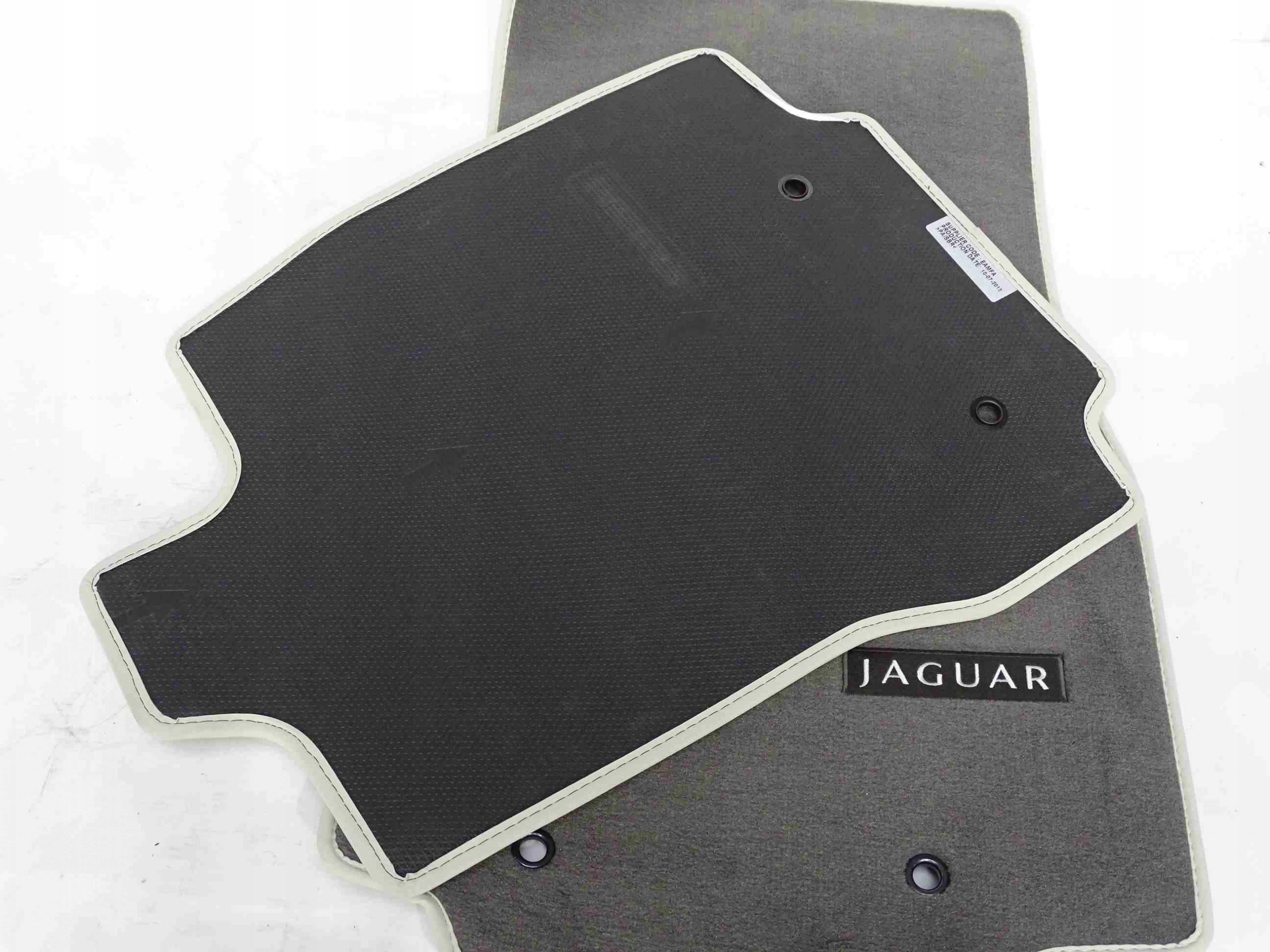 ORYGINALNE dywaniki welurowe JAGUAR XF X250 Oyster Color ash colored