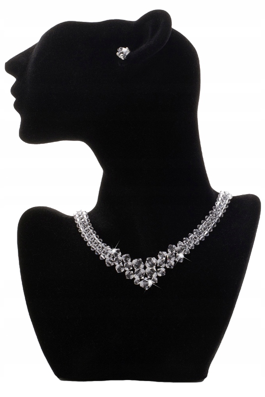 

naszyjnik i kolczyki komplet Swarovski elements