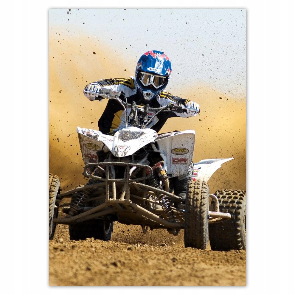 

Naklejki 50x70 Quad Pustynia Rajd Wyścig