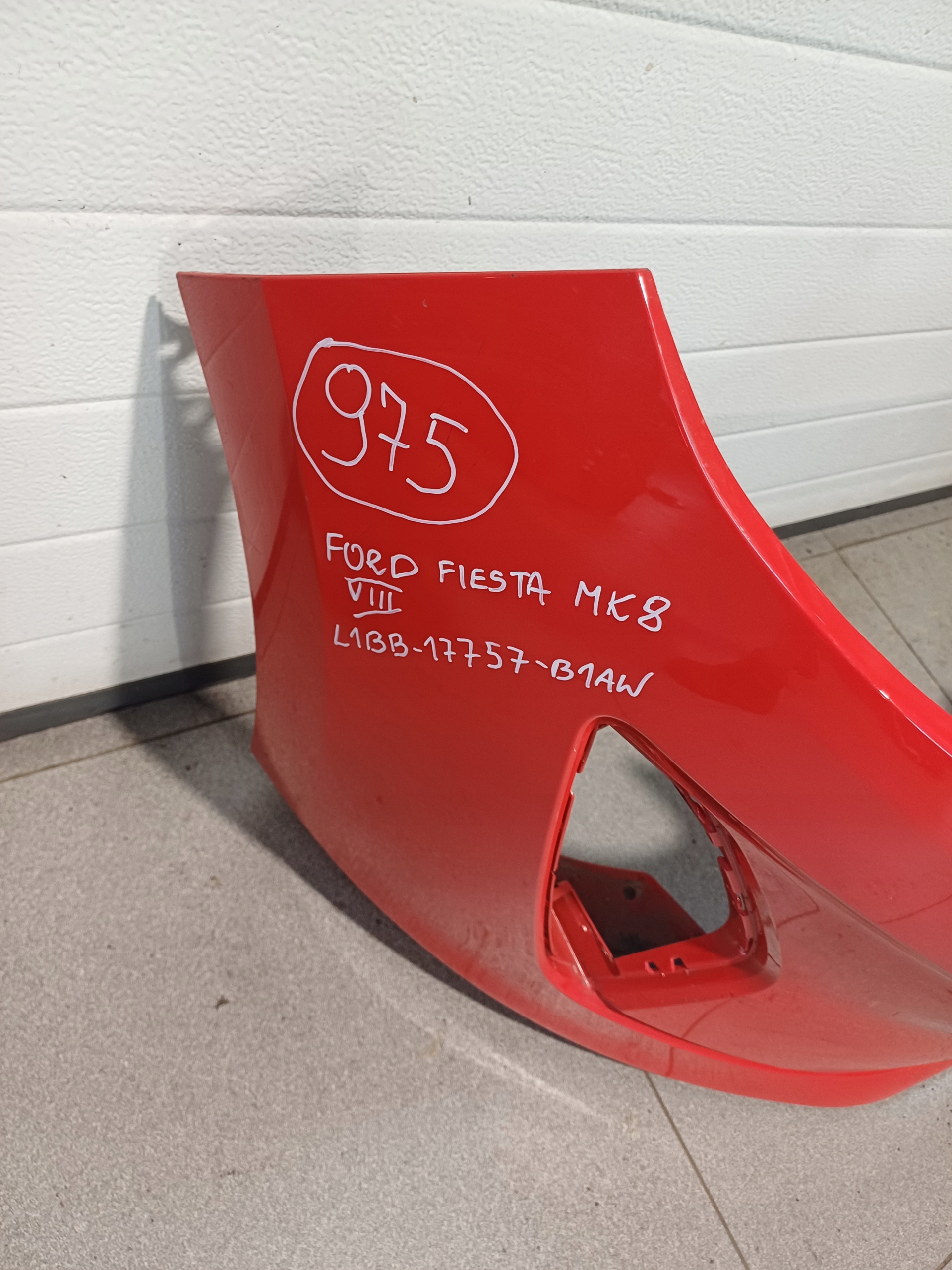 bumper front front FORD FIESTA MK8 VIII L1BB-17757-B1AW