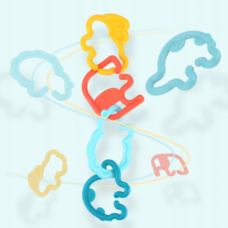 ZABAWKAA GRYZAKI DLA NIEMOWLĄT SENSORYCZN ZAWIESZKI Wiek dziecka 3 m +