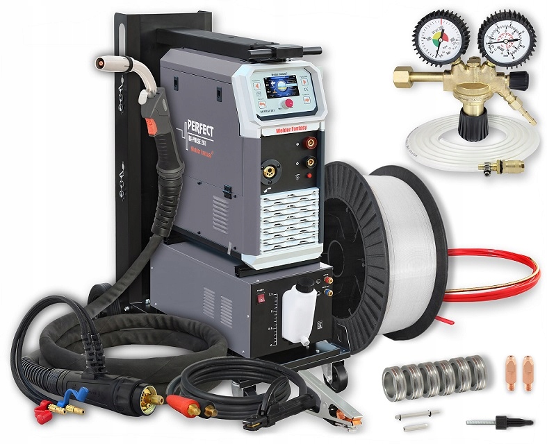 Półautomat migomat Perfect Bi-pulse 261 Mig Mag Synergia drut AlSi5
