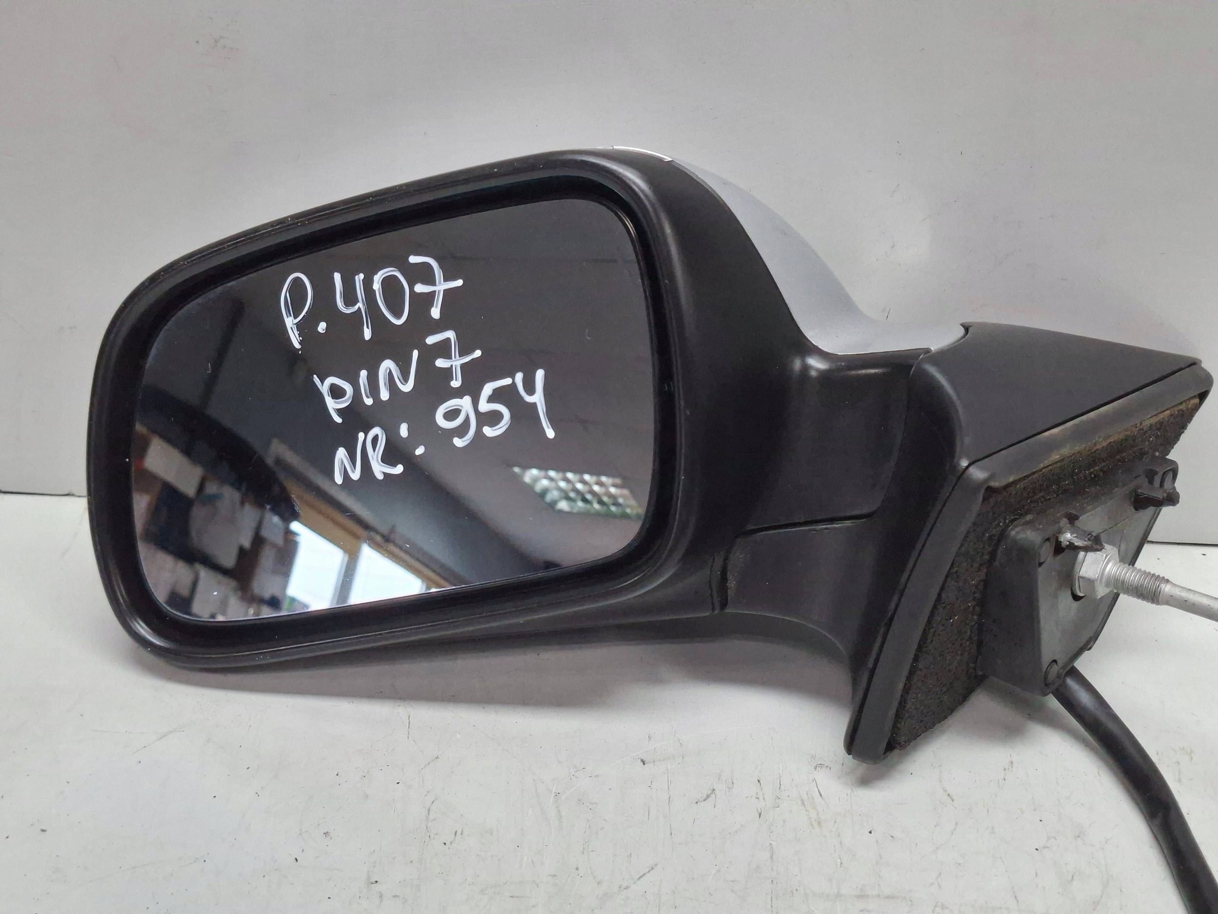 mirror exterior left PEUGEOT 407 7 PIN 2004