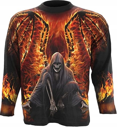 Plameňák Death tričko s dlouhým rukávem vel. M od firmy Spiral. Originál z Anglie