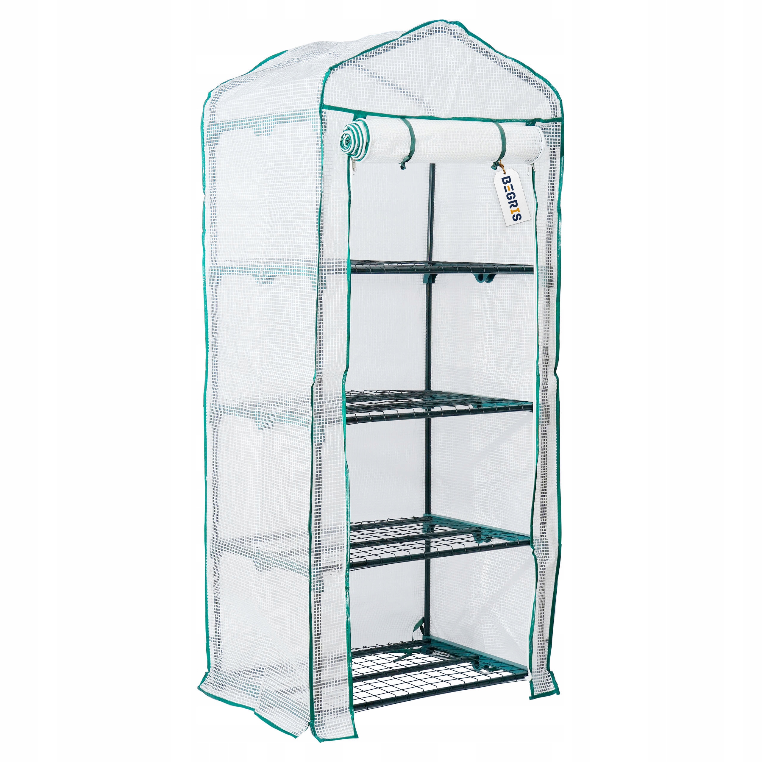 Fóliový skleník Zeleninový fóliovník 160 cm balkonový zahradní mini regál