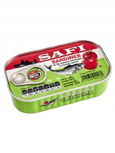 Levně 8 x Safi Sardinky v rajčatové omáčce 125 g