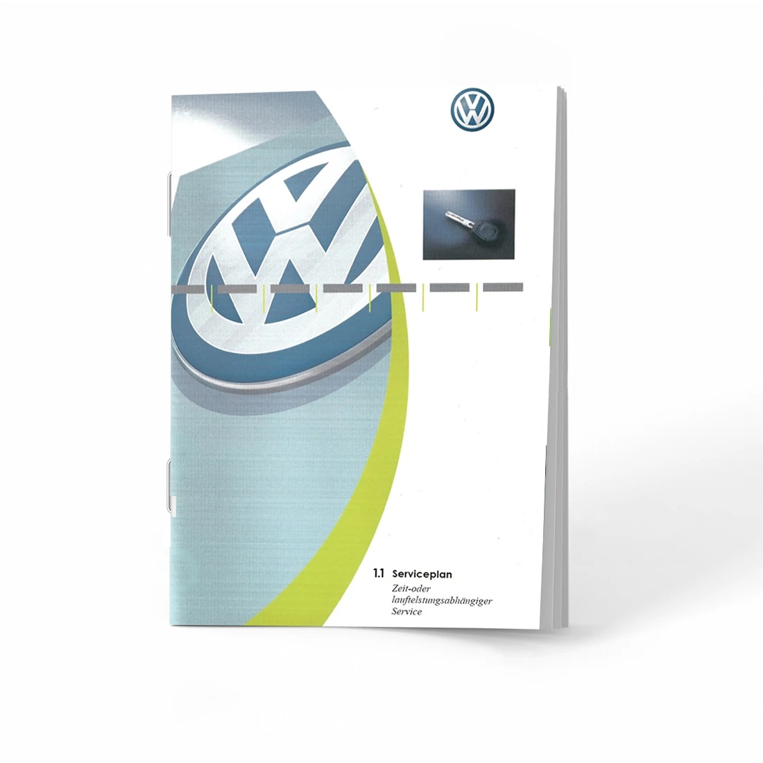 Vw Volkswagen Německá servisní knížka 2000-05