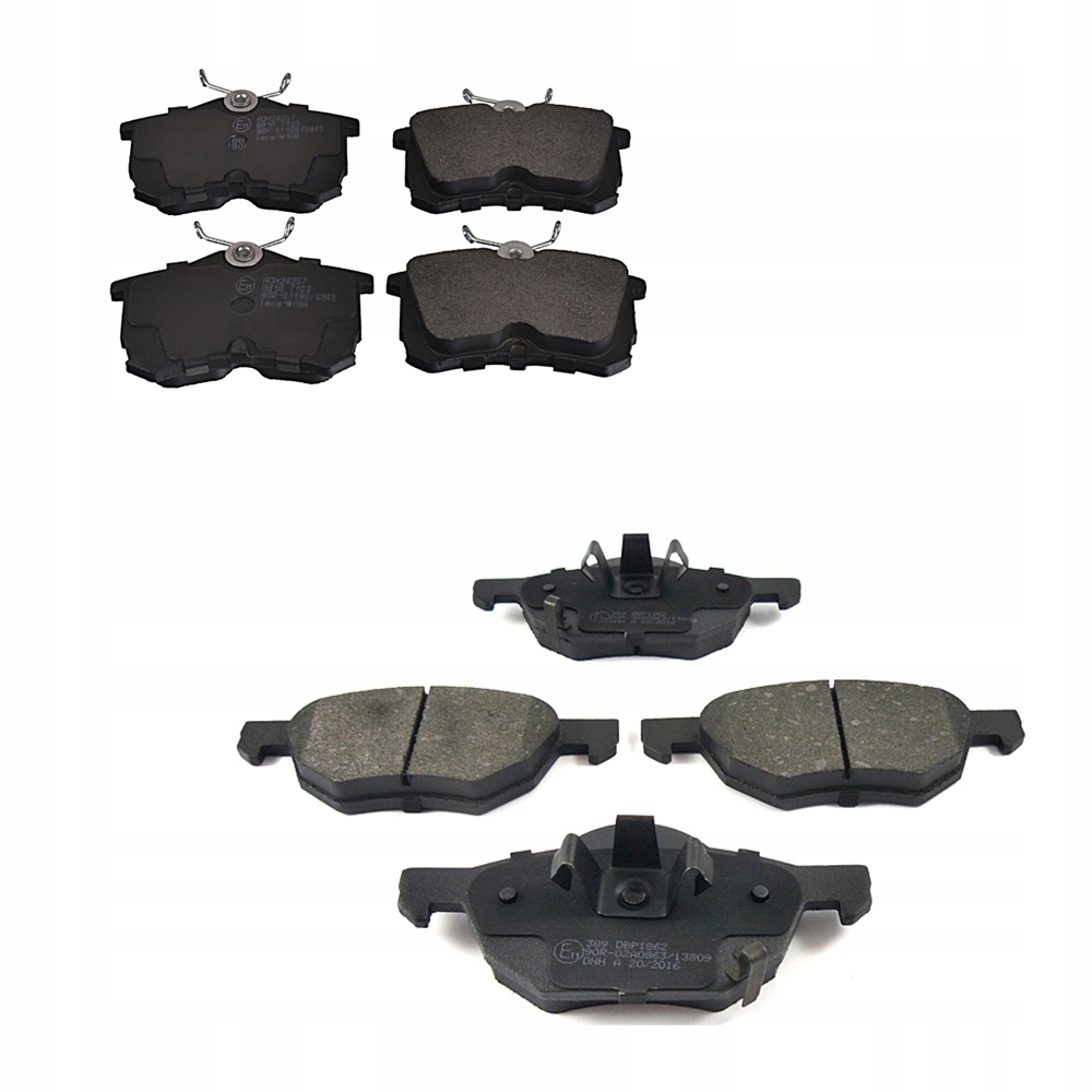 Brzdové destičky přední zadní Honda Accord 2002-2008 VII 7 sedan CL sada