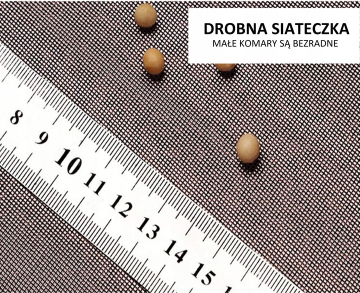 MOSKITIERA DRZWI MAGNETYCZNA ZASŁONA NA OKNO BALKONOWE 100x210 MAGNES KOMAR Rodzaj do drzwi