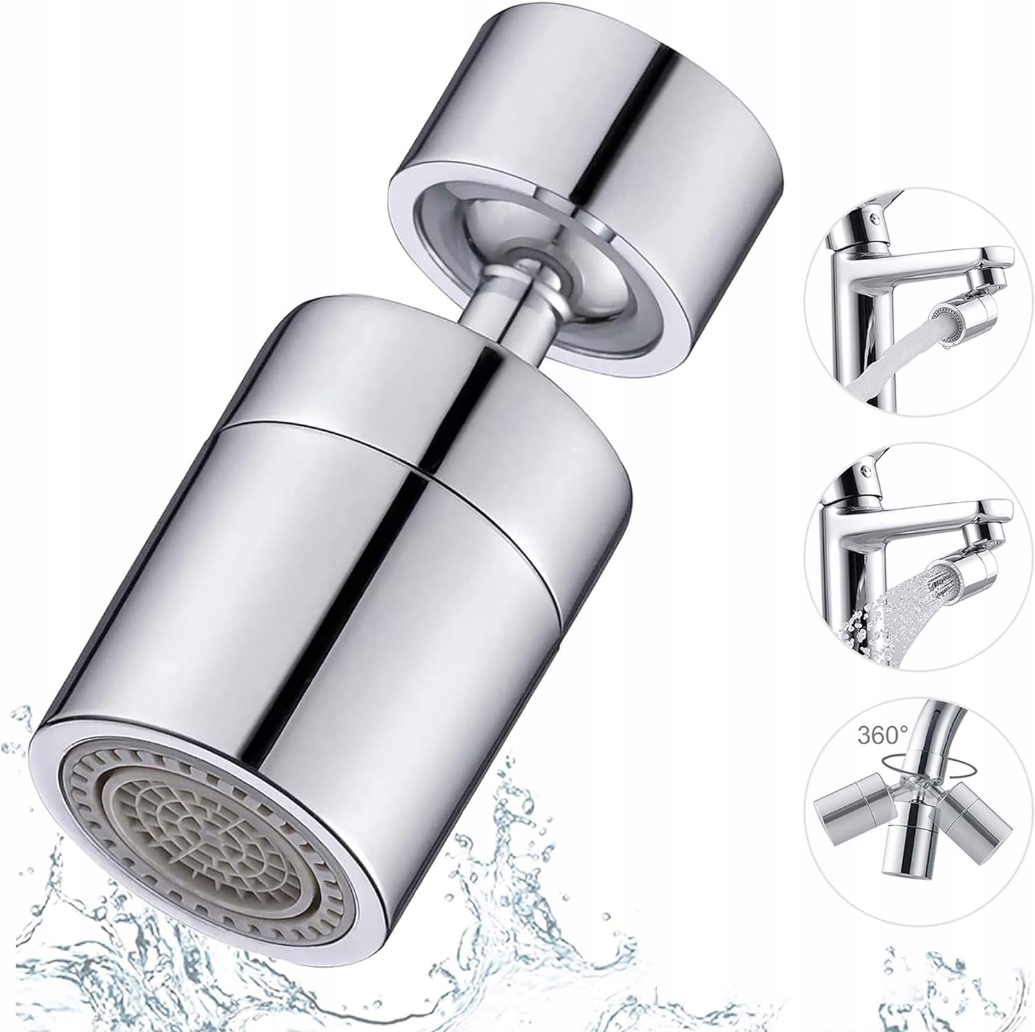 OBROTOWA PRZEDŁUŻKA PRZEDŁUŻACZ DO KRANU BATERII Kod producenta DL-10328