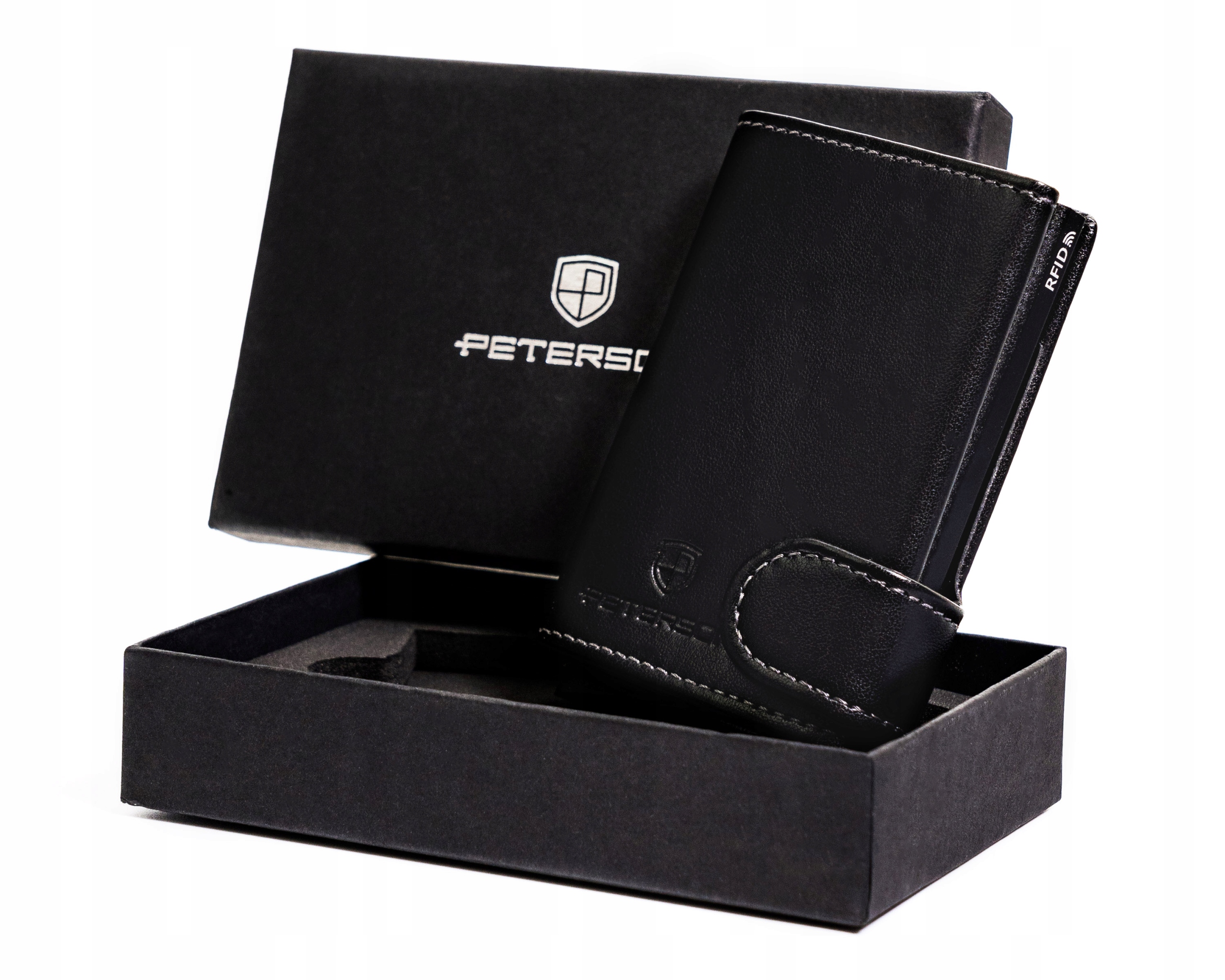 

Peterson portfel skórzany etui card holder Rfid