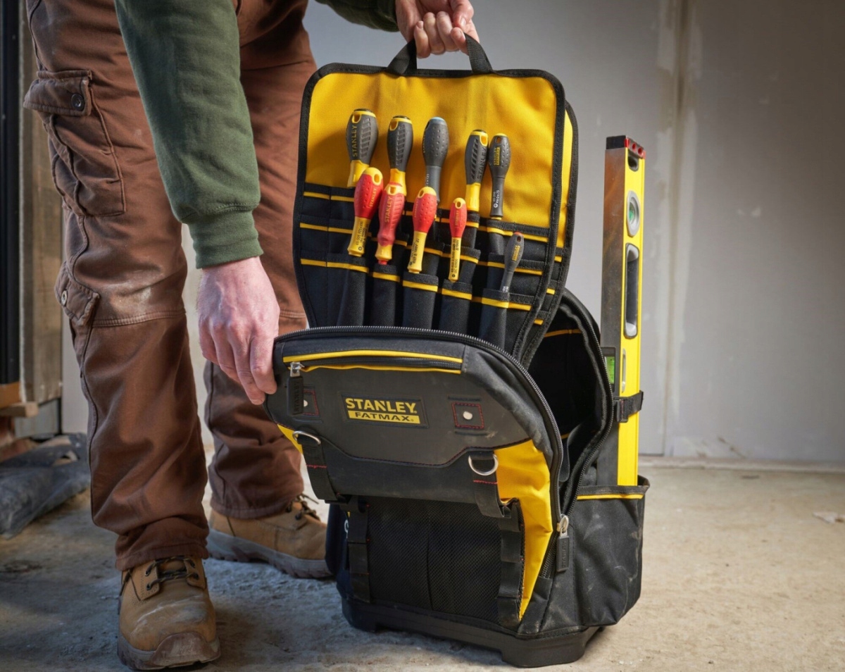 PLECAK NARZĘDZIOWY TORBA WARSZTATOWA Fatmax Stanley Waga 2.21 kg