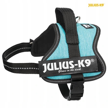 Levně Trixie Julius-K9 silový postroj Mini-Mini/XS 40-53 cm/22 mm oceán
