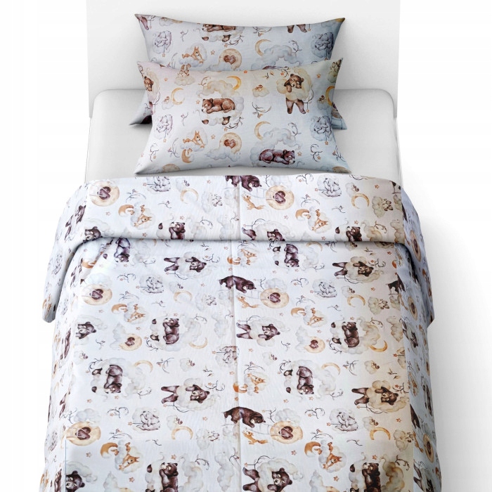 Bawełniana Pościel 140x220+1x70x80 Antyalergiczna 100% Bawełna poszewki