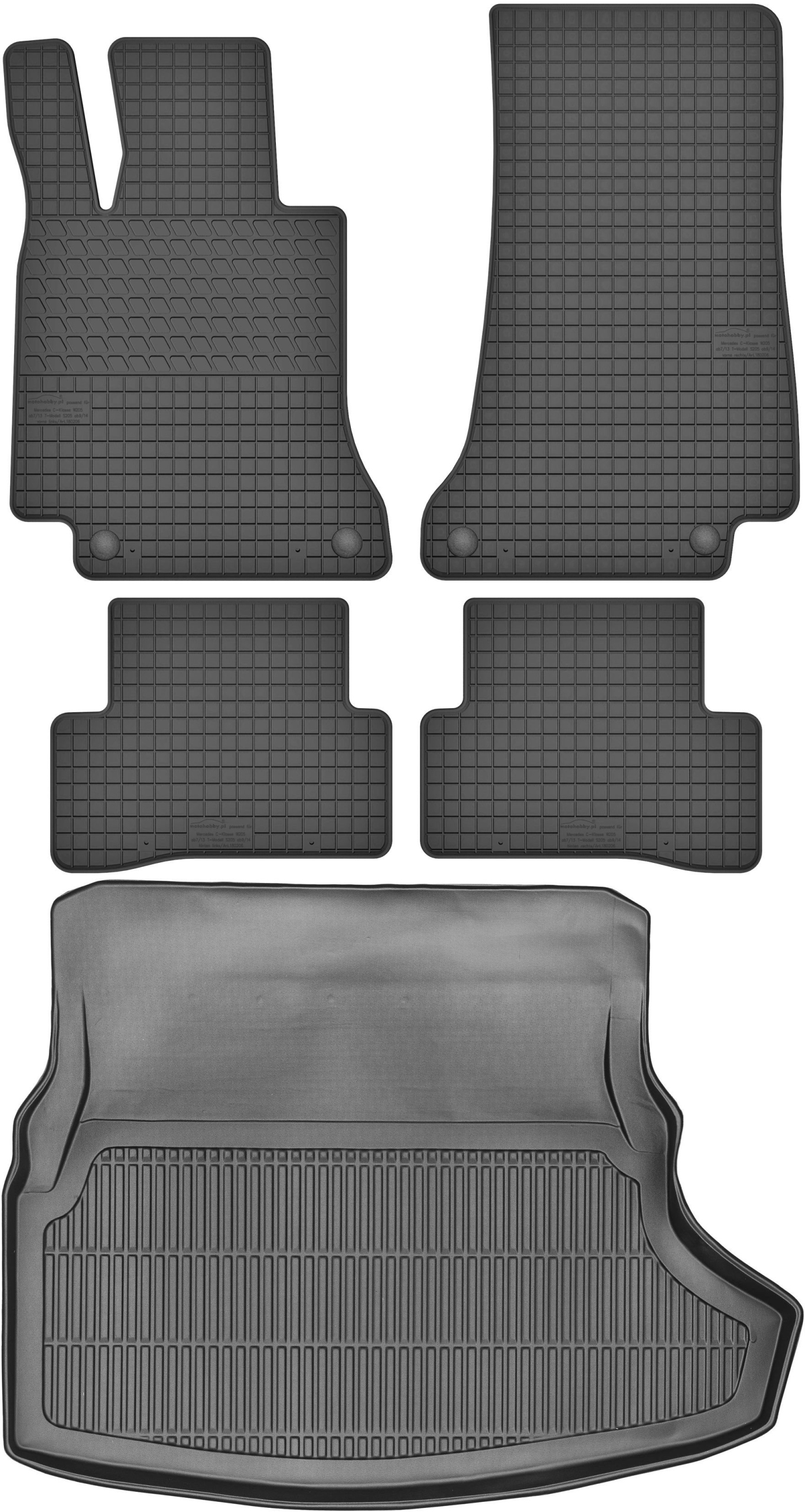 C-trieda IV W205 Sedan 2014 Koberec a batožinový priestor