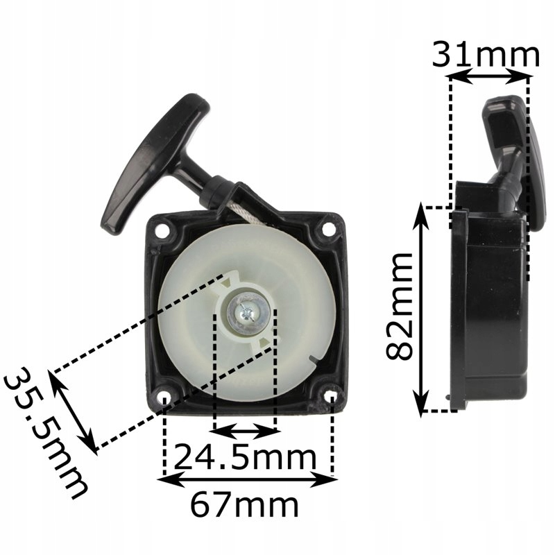 Starter szarpak kosa spalinowa BP52LM-T Typ starter