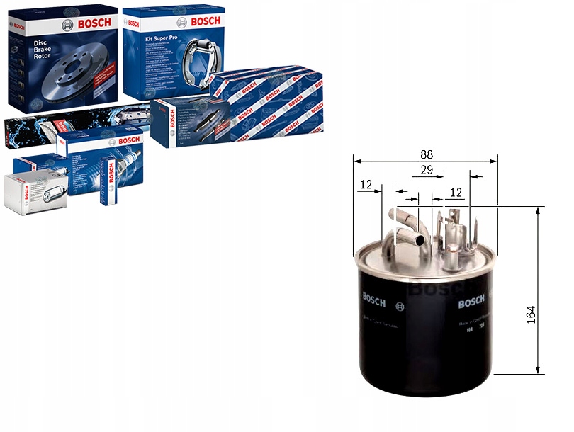 Palivový Filtr Vw 2,5 Tdi 98- Bosch