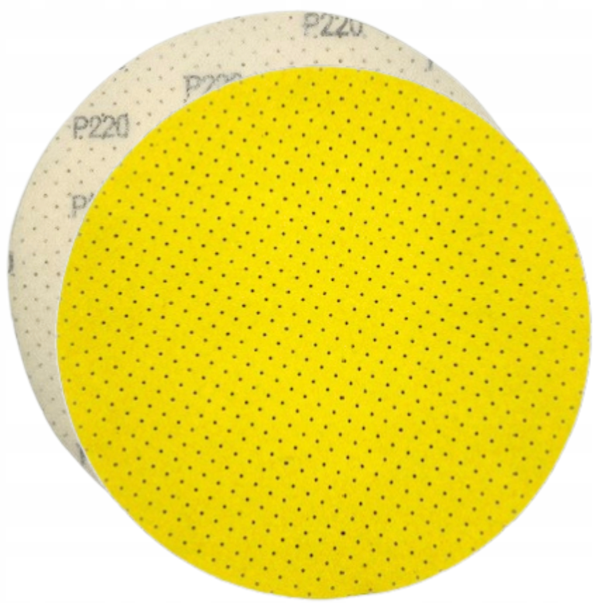 Papier Ścierny Krążek Do Żyrafy Samoprzylepny Żółty 225mm gr. 220 10szt.