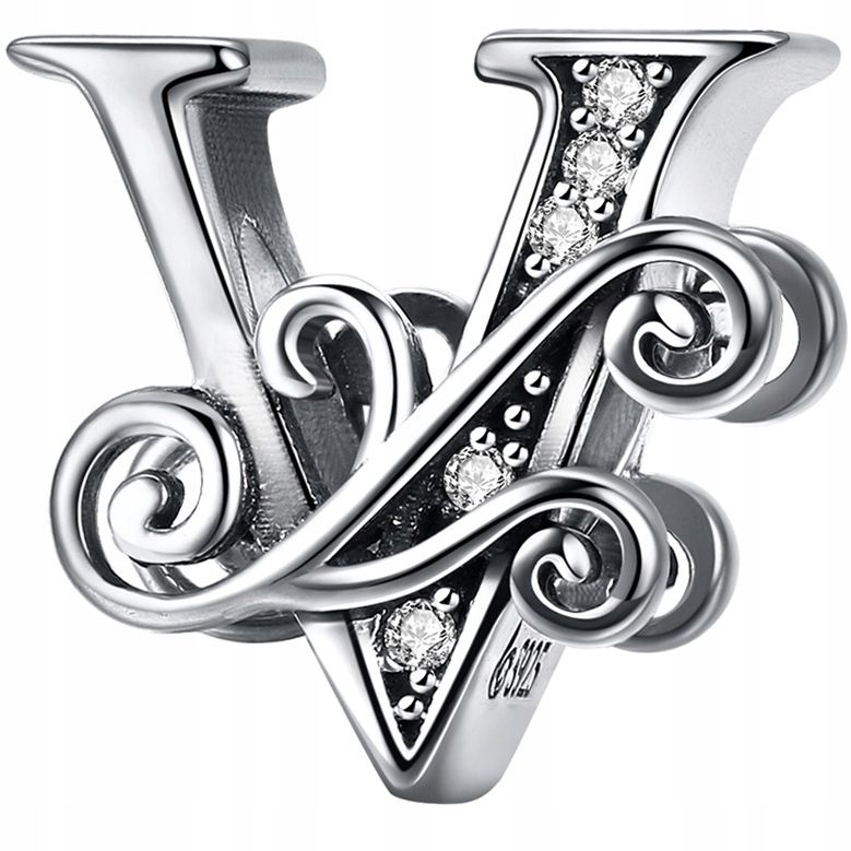 

Charms do Pandora Literka V srebro 925 zawieszka